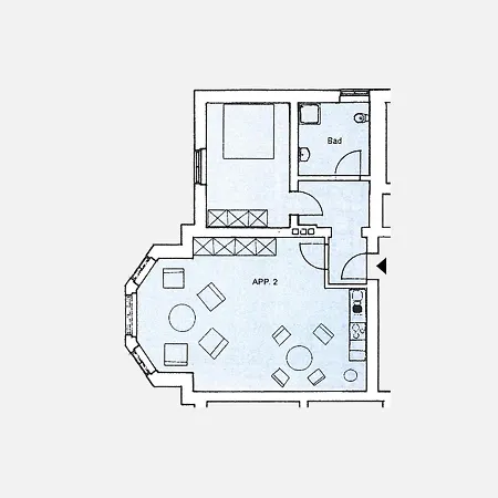 Kaiservillen Heringsdorf - Mit 1 Schlafzimmer Ik2